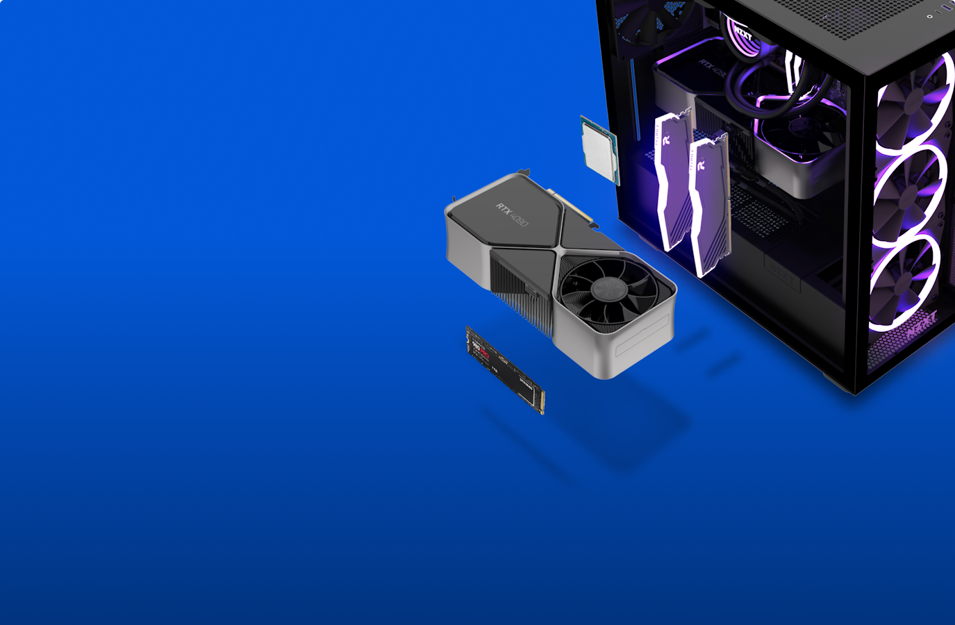 Blue Gradient - PC Component
